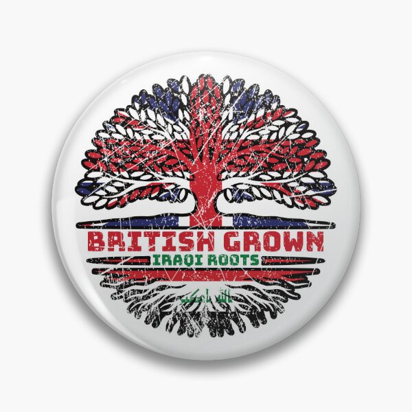 Item preview, Iraq Iraqi Uk United Kingdom British Tree Roots Flag designed and sold by FlagX.