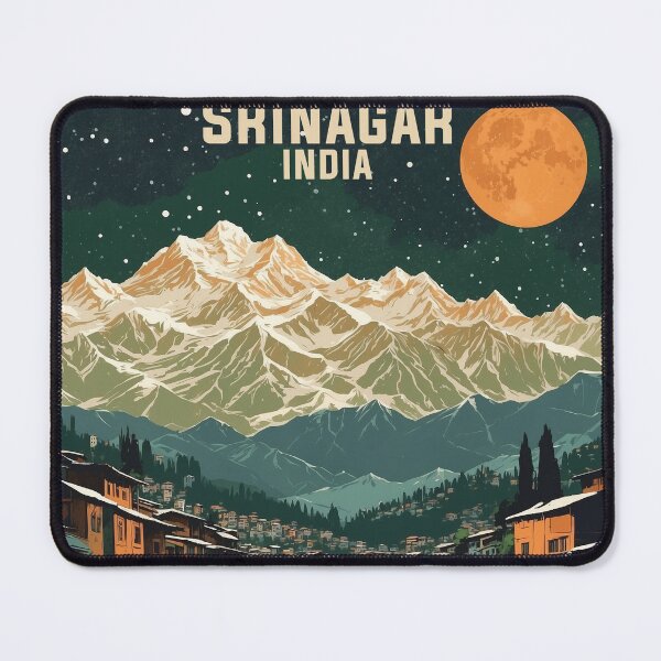 Item preview, Srinagar India Vintage Travel Tourism designed and sold by TravelersGems.