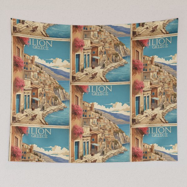 Item preview, Ilion Greece Vintage Travel Tourism designed and sold by TravelersGems.