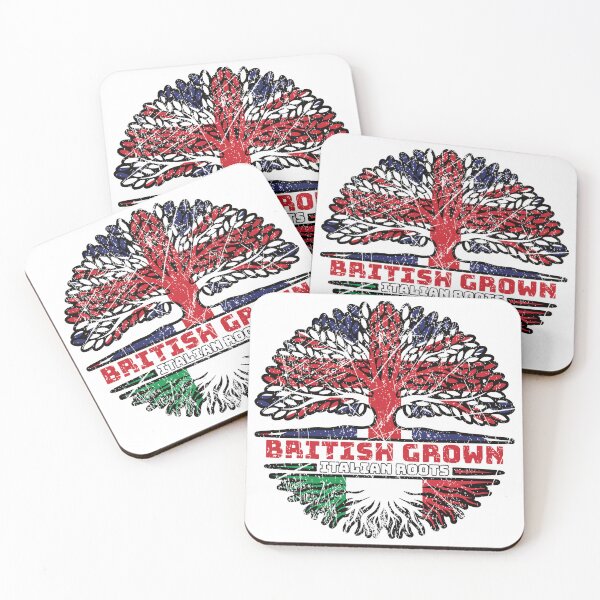 Item preview, Italy Italian Uk United Kingdom British Tree Roots Flag designed and sold by FlagX.