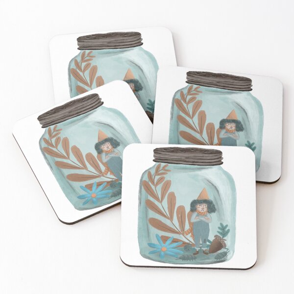 Item preview, Gnome in jar  designed and sold by Kmrartwork.