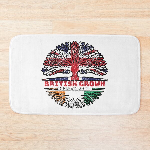Item preview, Ivory Coast Ivorian British UK Tree Roots Flag designed and sold by FlagX.