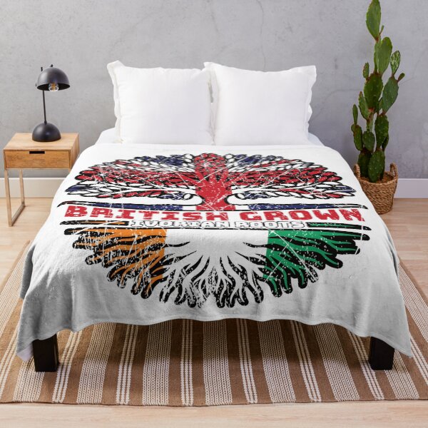 Item preview, Ivory Coast Ivorian British UK Tree Roots Flag designed and sold by FlagX.