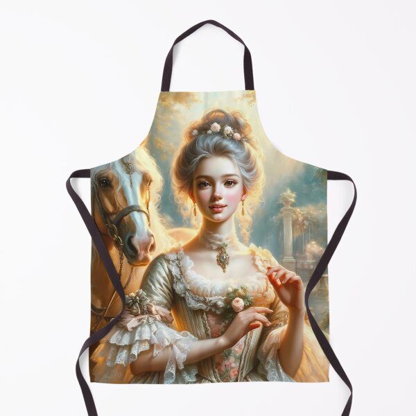 Item preview, Rococo Serenity: A Lady and Her Loyal Horse designed and sold by DeenaDee.