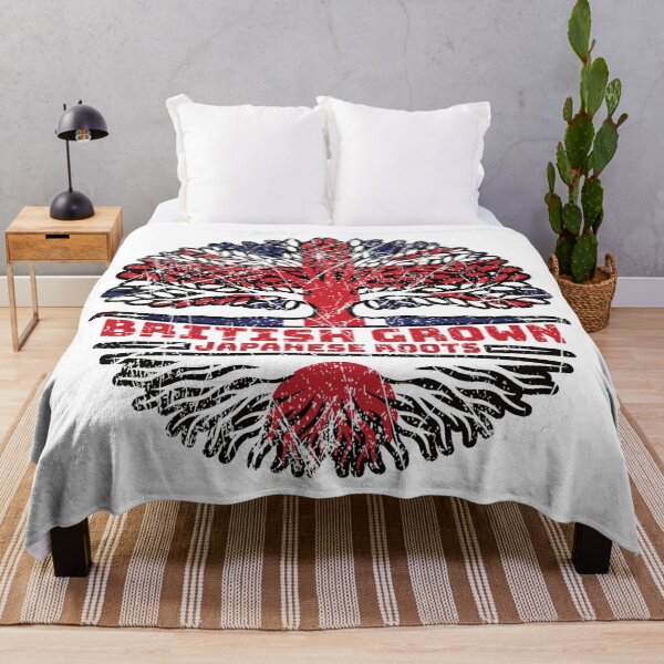 Item preview, Japan Japanese Uk United Kingdom British Tree Roots Flag designed and sold by FlagX.