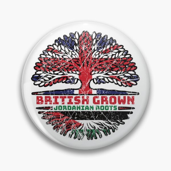 Item preview, Jordanian Jordan Uk United Kingdom British Tree Roots Flag designed and sold by FlagX.