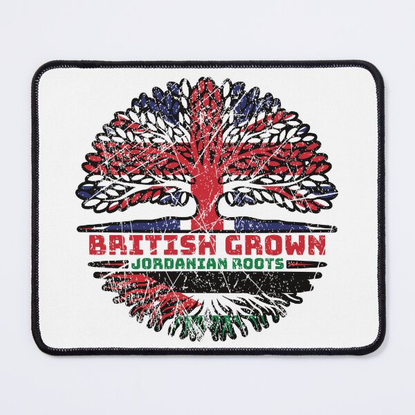 Item preview, Jordanian Jordan Uk United Kingdom British Tree Roots Flag designed and sold by FlagX.