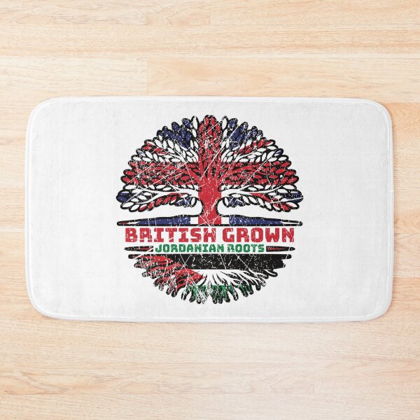 Item preview, Jordanian Jordan Uk United Kingdom British Tree Roots Flag designed and sold by FlagX.