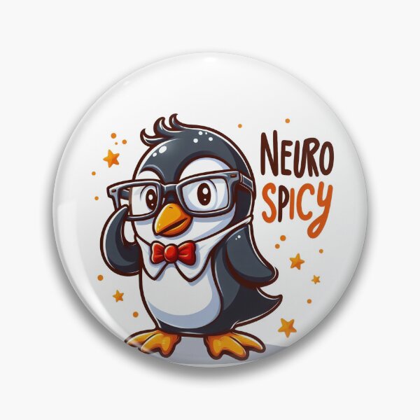 Item preview, Neurospicy penguin designed and sold by ndmedia.