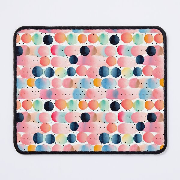 Item preview, Watercolor Dots Pink Blue Orange designed and sold by CircusValley.