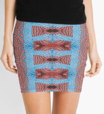 Weave, drawing, figure, picture, illustration, structure, framework,    composition Mini Skirt