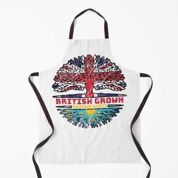 Item preview, Kazakhstan Kazakh British UK Tree Roots Flag designed and sold by FlagX.