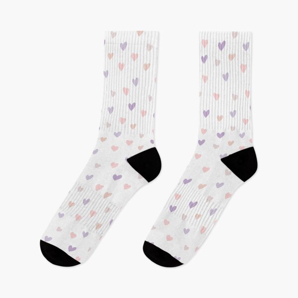 Item preview, Soft pastel hearts seamless pattern designed and sold by pinkyfish1010.