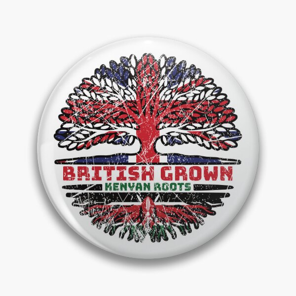 Item preview, Kenyan Kenya Uk United Kingdom British Tree Roots Flag designed and sold by FlagX.