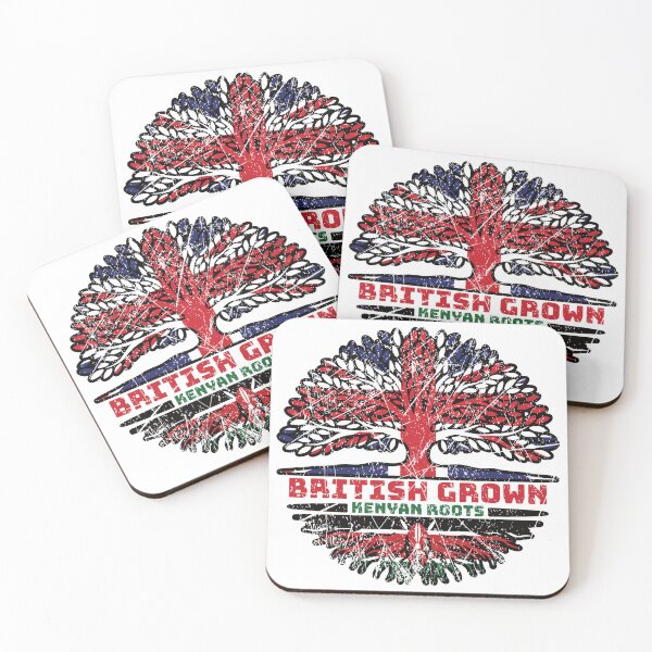 Item preview, Kenyan Kenya Uk United Kingdom British Tree Roots Flag designed and sold by FlagX.