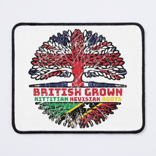 Item preview, Saint Kitts and Nevis Kittitian Nevisian British UK Tree Roots Flag designed and sold by FlagX.