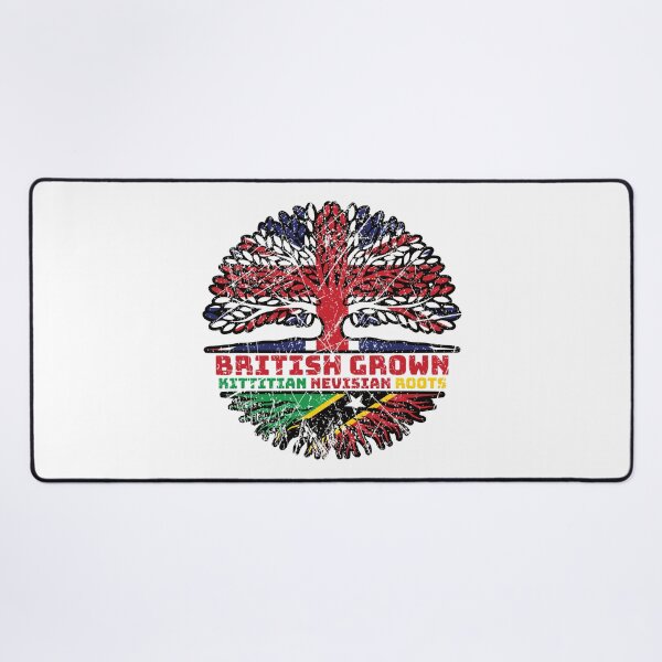 Item preview, Saint Kitts and Nevis Kittitian Nevisian British UK Tree Roots Flag designed and sold by FlagX.