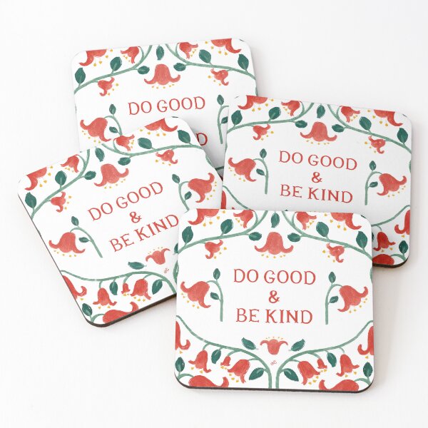 Item preview, Do good and be kind - Floral Friendly Reminder designed and sold by Gabba Delgado.