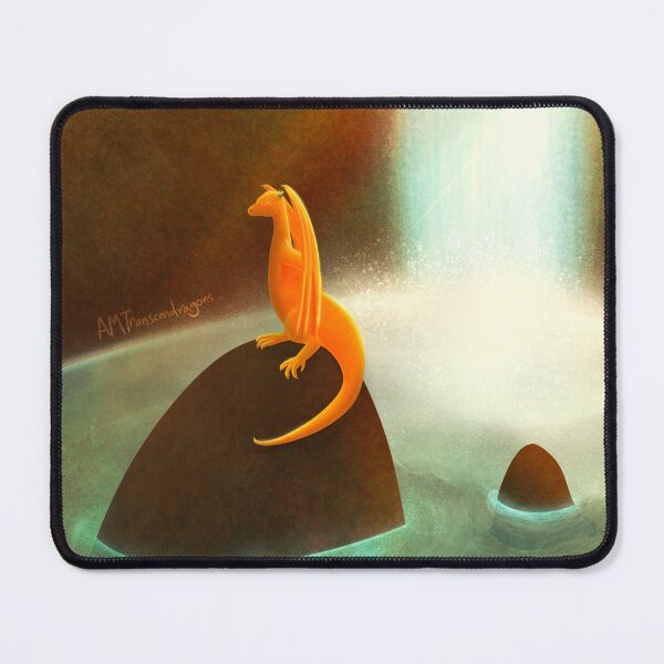 Item preview, Dragon in front of a Gentle Waterfall designed and sold by Transcendragons.