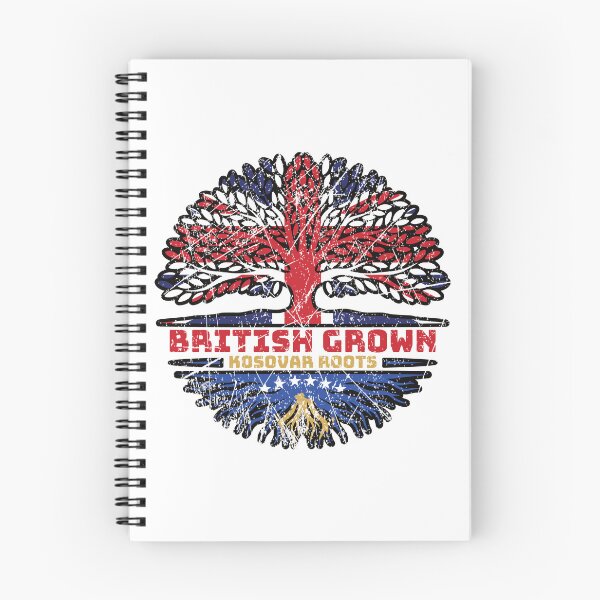 Item preview, Kosovo Kosovar British UK Tree Roots Flag designed and sold by FlagX.