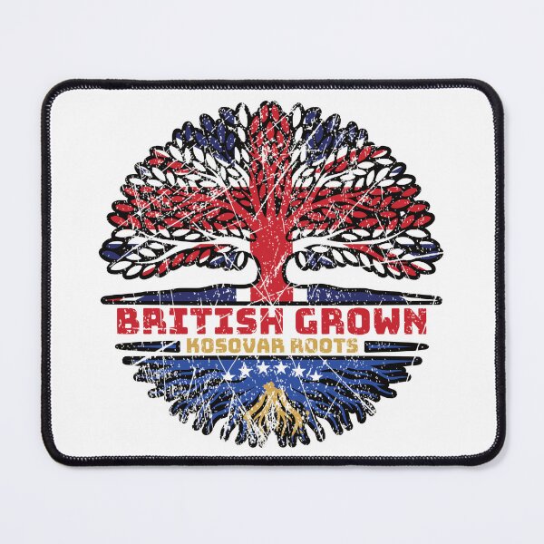Item preview, Kosovo Kosovar British UK Tree Roots Flag designed and sold by FlagX.
