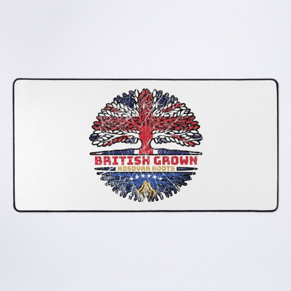Item preview, Kosovo Kosovar British UK Tree Roots Flag designed and sold by FlagX.