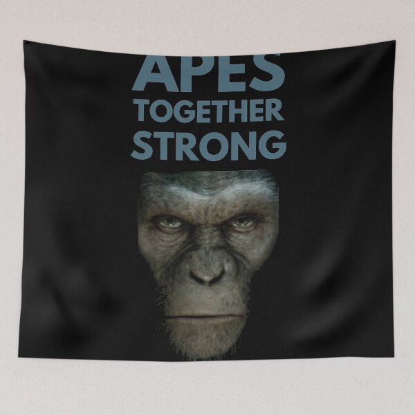 Item preview, Apes Together Strong Quote - Planet of the Apes  designed and sold by GRINspiration.