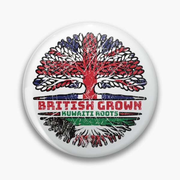 Item preview, Kuwait Kuwaiti Uk United Kingdom British Tree Roots Flag designed and sold by FlagX.