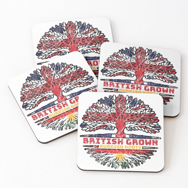 Item preview, Kurdistan Kurdish Uk United Kingdom British Tree Roots Flag designed and sold by FlagX.