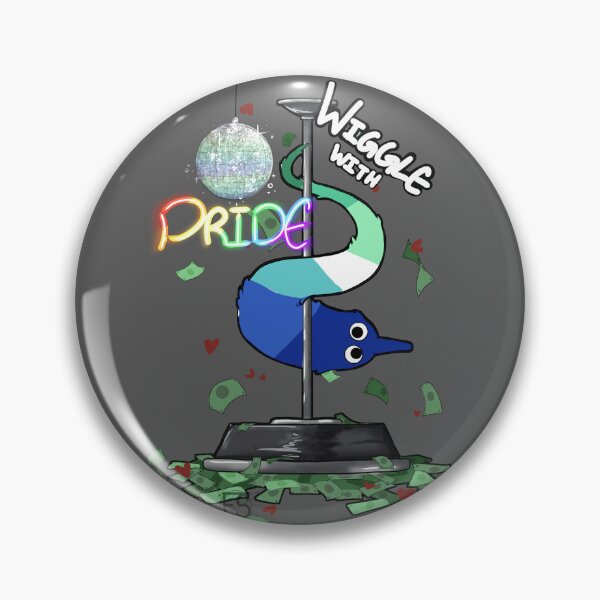 Item preview, Gay worm on a pole designed and sold by FruitCupSpace.
