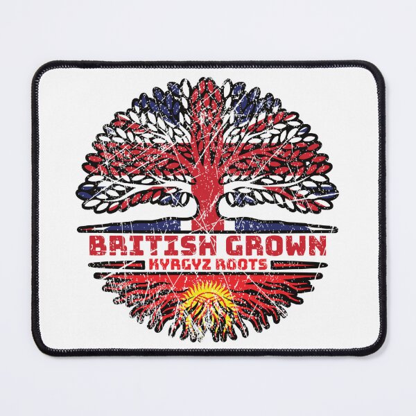 Item preview, Kyrgyzstan Kirghiz British UK Tree Roots Flag designed and sold by FlagX.