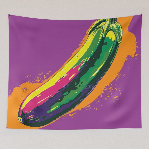 Item preview, Zucchini Pop Art 3 designed and sold by AstroRisq.