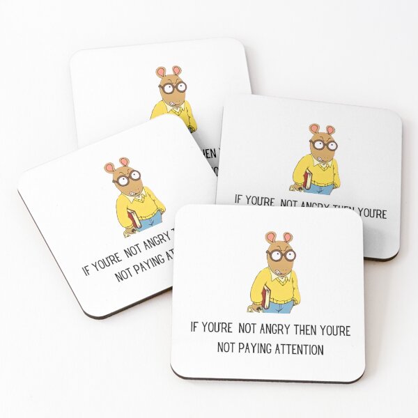 Item preview, Arthur Read sticker Arthur Reed tv show 90s sticker social justice gift If you’re not angry you’re not paying attention 90s tv nostalgia 00s kids tv 90s nostalgia funny designed and sold by LaundrySalt.