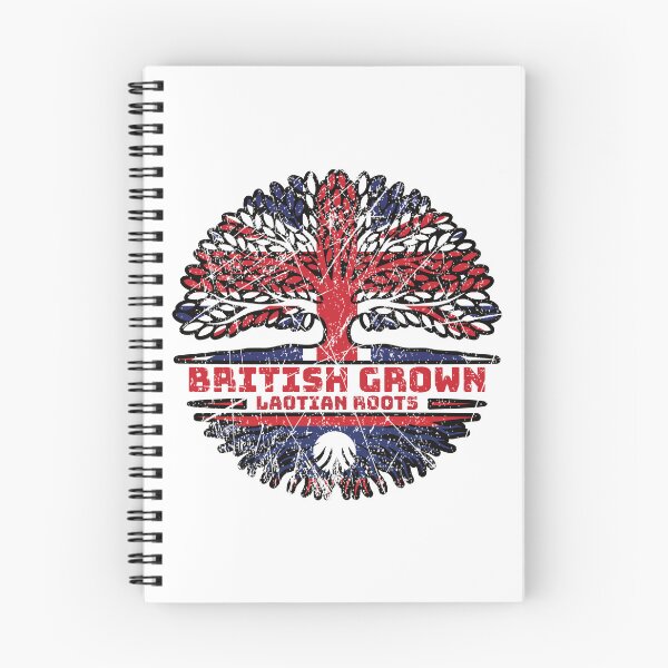 Item preview, Laos Laotian Uk United Kingdom British Tree Roots Flag designed and sold by FlagX.