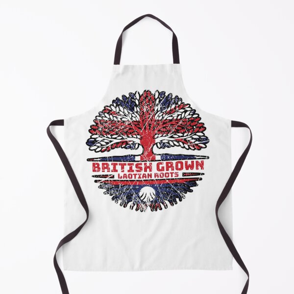 Item preview, Laos Laotian Uk United Kingdom British Tree Roots Flag designed and sold by FlagX.