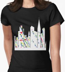 Urban skyline2 Women's Fitted T-Shirt