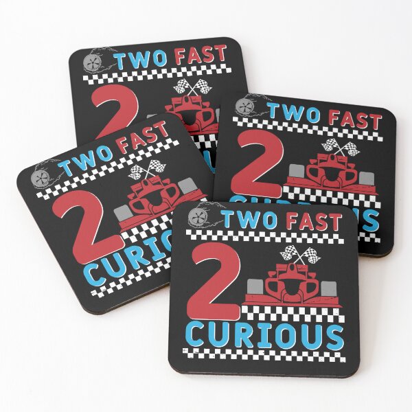 Item preview, Two Fast 2 Curious Racing 2nd Birthday Race Car Boys Girls designed and sold by MTRBSK11.