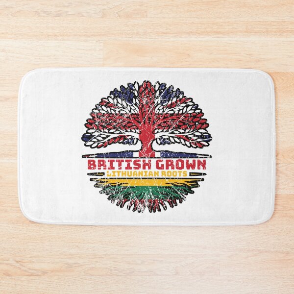 Item preview, Lithuania Lithuanian Uk United Kingdom British Tree Roots Flag designed and sold by FlagX.