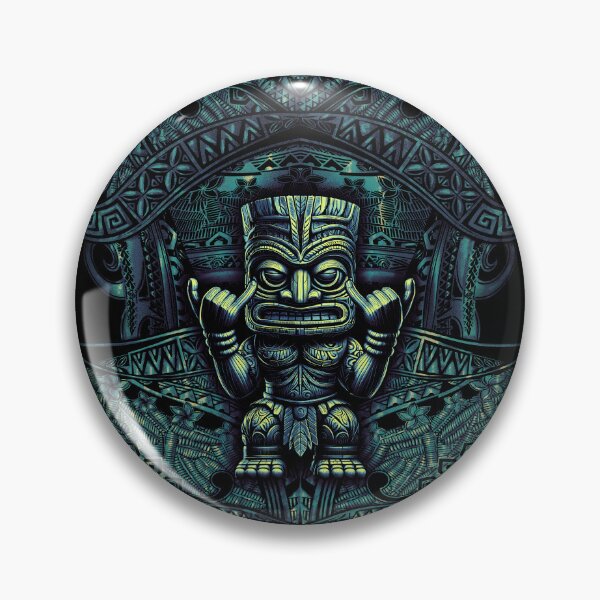Item preview,  Retro Hawaiian Tribal Tiki God Shirt Design 027 designed and sold by sunnthreads.