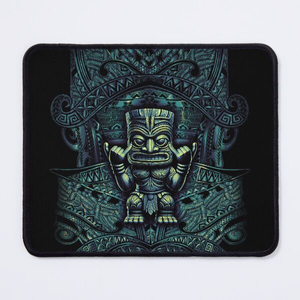 Item preview, Retro Hawaiian Tribal Tiki God Shirt Design 027 designed and sold by sunnthreads.