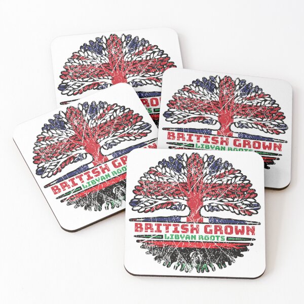 Item preview, Libya Libyan Uk United Kingdom British Tree Roots Flag designed and sold by FlagX.