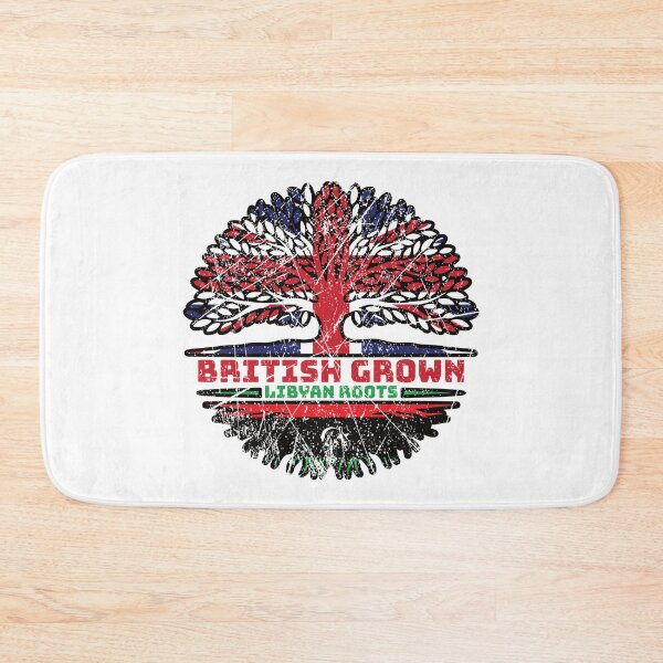 Item preview, Libya Libyan Uk United Kingdom British Tree Roots Flag designed and sold by FlagX.