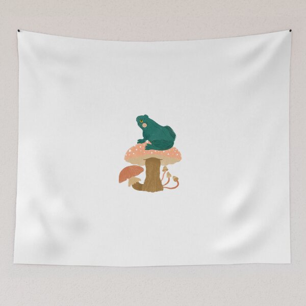 Item preview, Frog on mushrooms  designed and sold by Gabba Delgado.