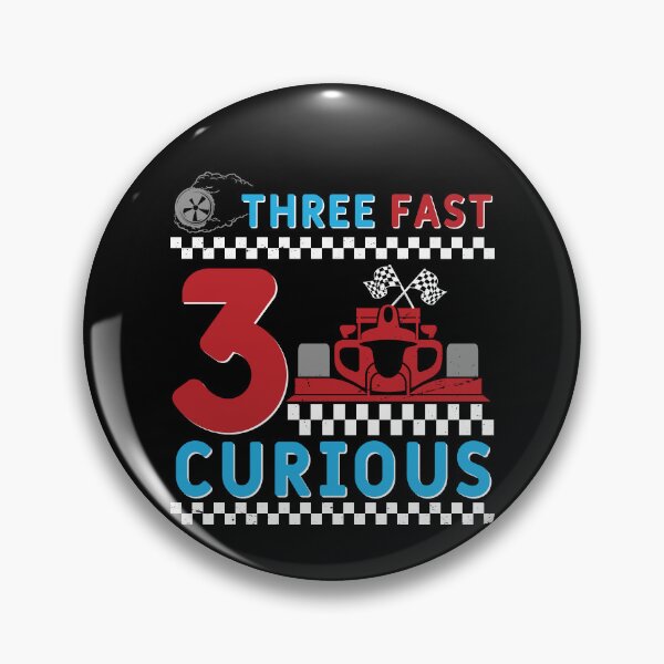 Artikelvorschau, Three Fast 3 Curious Racing 3. Geburtstag Rennauto Jungen Mädchen entworfen und verkauft von MTRBSK11.