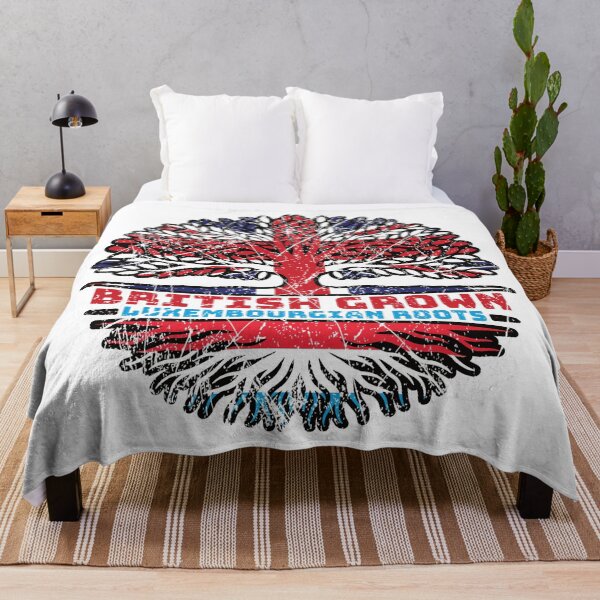 Item preview, Luxembourg Luxembourgian British UK Tree Roots Flag designed and sold by FlagX.