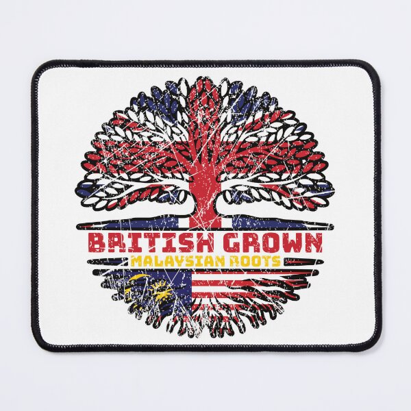 Item preview, Malaysia Malaysian Uk United Kingdom British Tree Roots Flag designed and sold by FlagX.