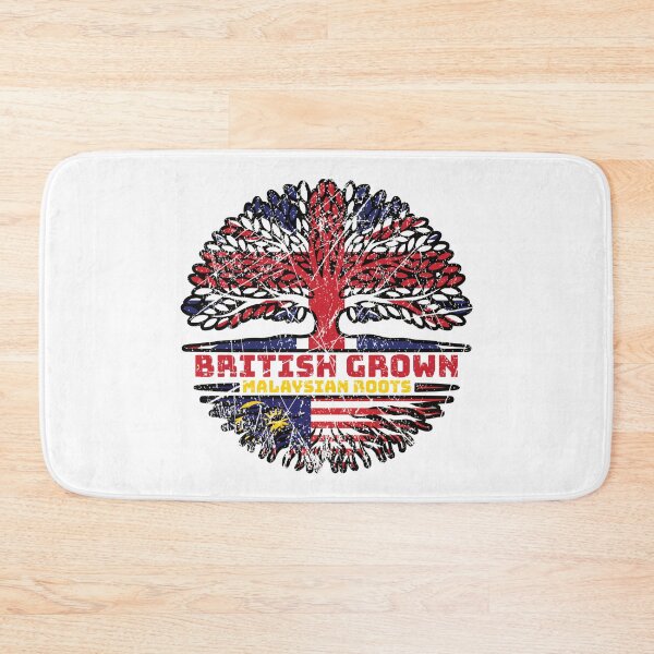 Item preview, Malaysia Malaysian Uk United Kingdom British Tree Roots Flag designed and sold by FlagX.