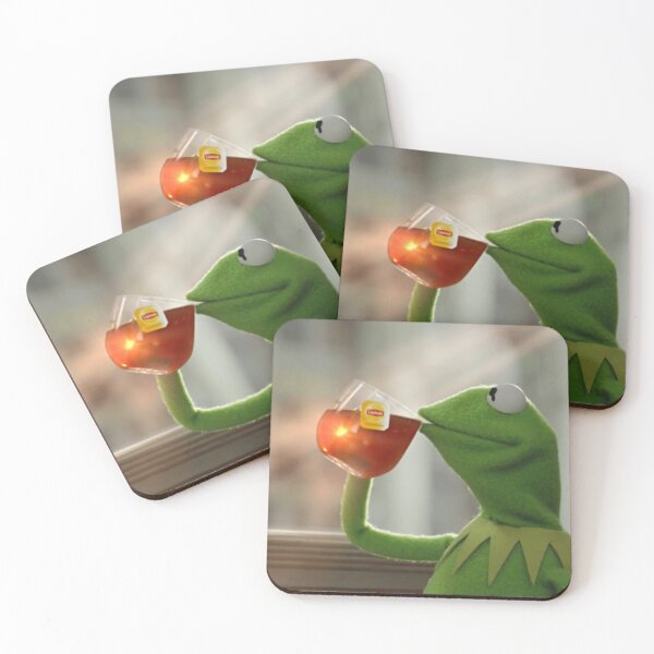 Item preview, But That's None of My Business Tea Frog Meme Humor Graphic designed and sold by socialarmour.
