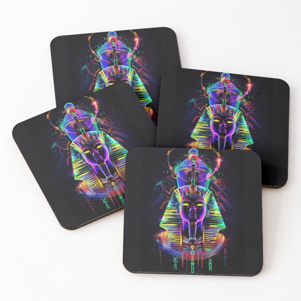 Item preview, Egyptian Pharaoh Neon Art 1 designed and sold by AstroRisq.