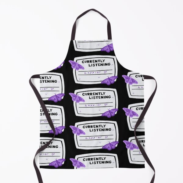 Item preview, Currently Listening to Happier Composition Notebook Sticker designed and sold by notastranger.